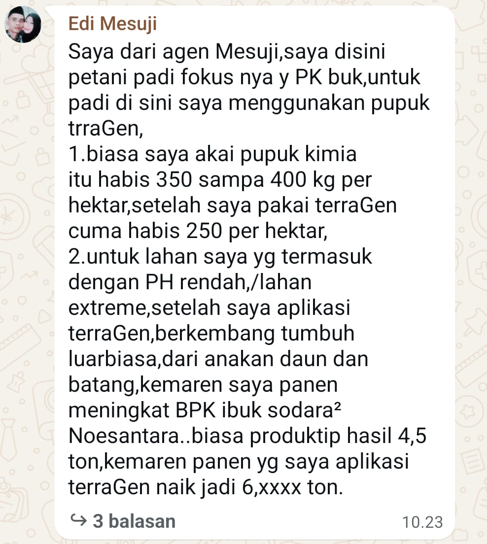 Testimoni chat Edi Mesuji